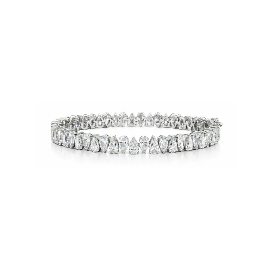 Pear Cut Tennis Bracelet