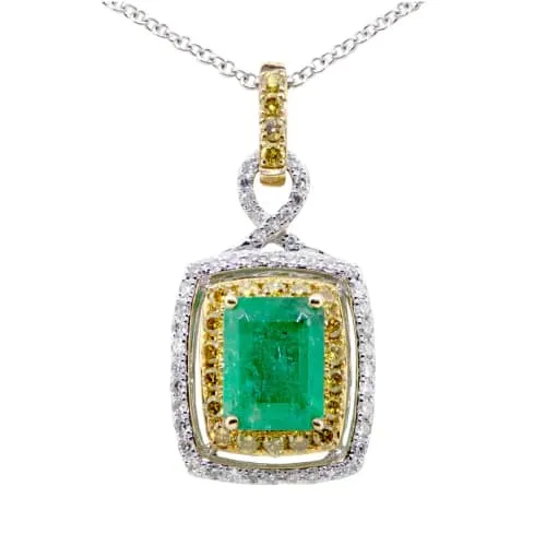 Beautiful Emerald Necklace view 1