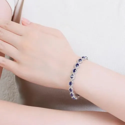 Blue Sapphire Bracelet view 2