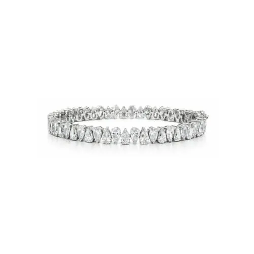 Pear Cut Tennis Bracelet view 1
