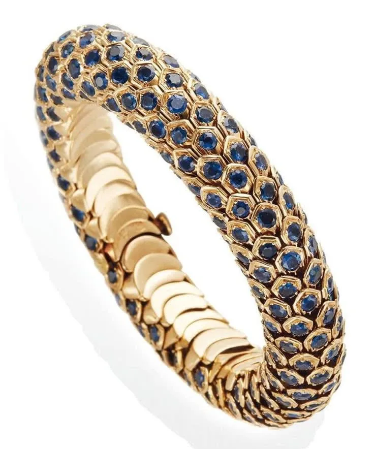 Zarevi Blue Sapphire Bracelet view 1