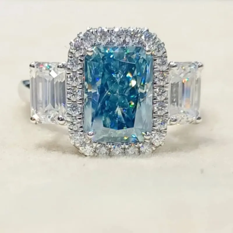Blue Stone Ring view 1