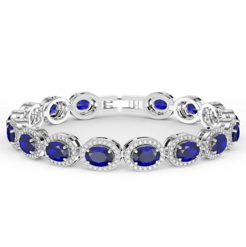 Blue Sapphire Bracelet view 1