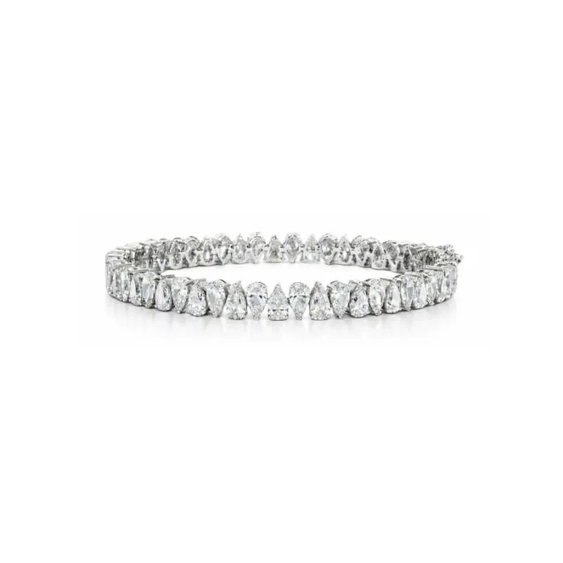 Pear Cut Tennis Bracelet view 1